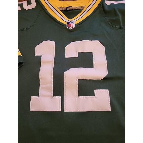 Nike Aaron Rodgers Green Bay Packers Jersey Youth Size Medium 10-12 Football - Picture 3 of 9